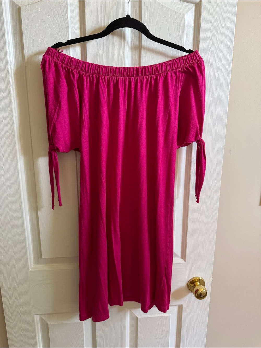 🌸 Michael Stars | Fuchsia Off-Shoulder Dress